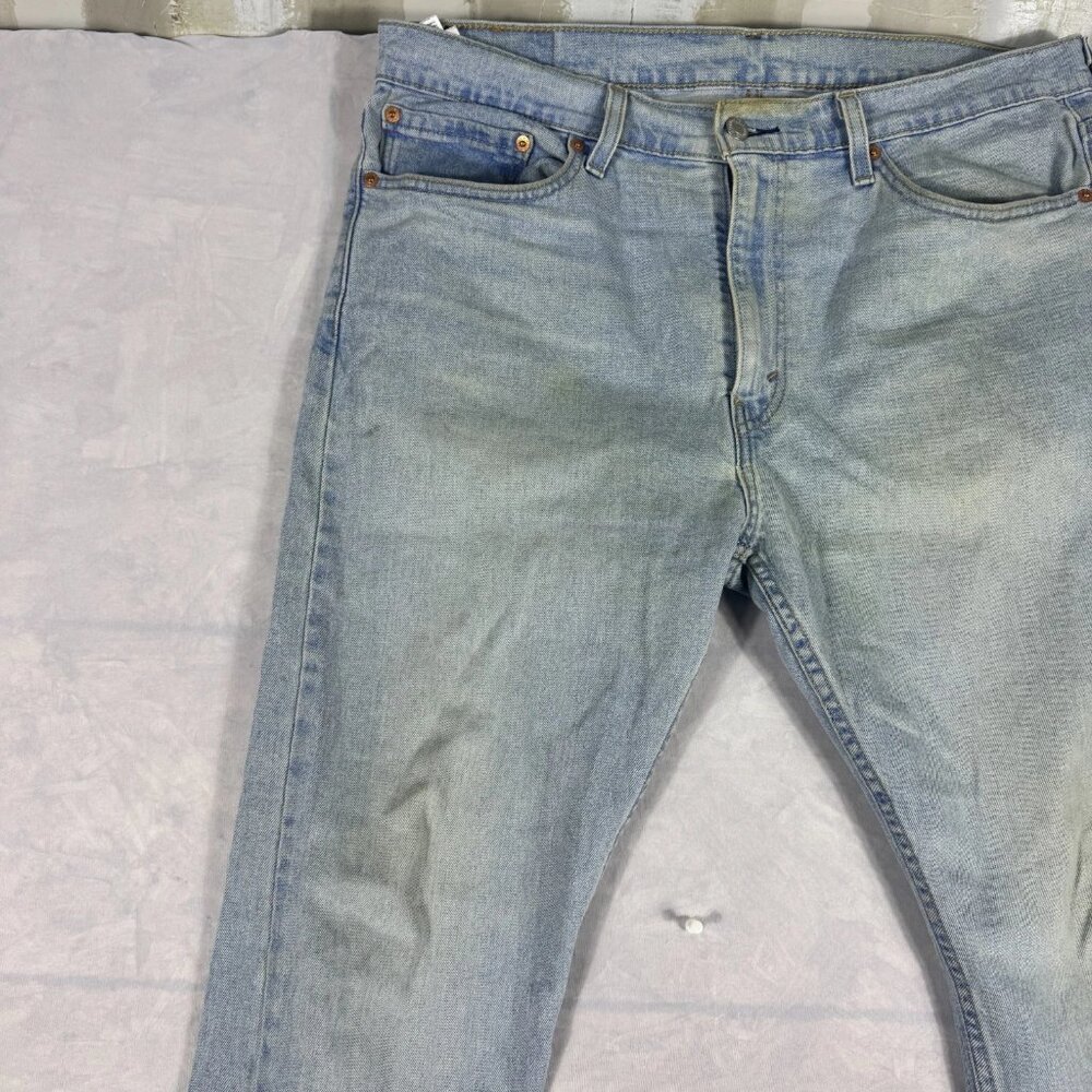 Levi's 510 Men's Skinny Leg Jeans Blue Denim Light Wash Stretch 5-Pocket W36 L29 - Picture 3 of 16